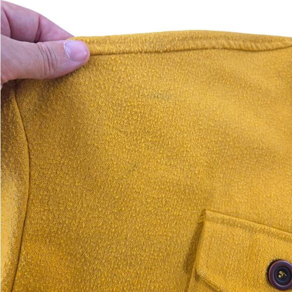 Listicle | Mustard Yellow-Over Sized- Shacket | Size Small - Picture 4 of 5